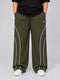 AeroArc Wide-Leg Lightweight Joggers in Olive ( PLUS SIZE )