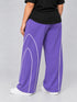 AeroArc Wide-Leg Lightweight Joggers in Electric Violet ( PLUS SIZE )