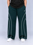 AeroArc Wide-Leg Lightweight Joggers in Deep Teal ( PLUS SIZE )