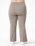 Active Flare Legging In Dust Brown ( Plus size )