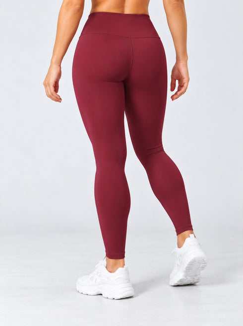 Leera Basic Legging in Light Maroon