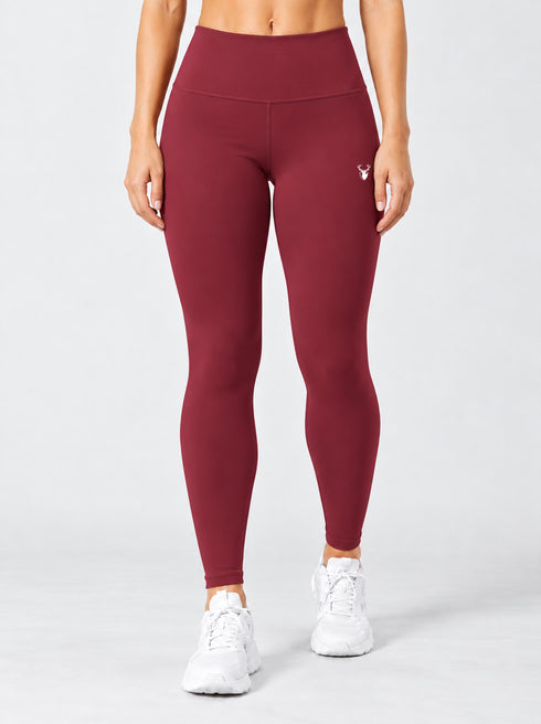 Leera Basic Legging in Light Maroon
