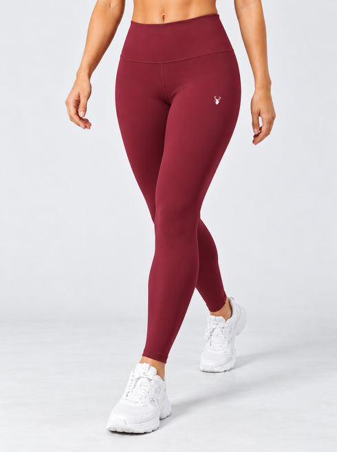 Leera Basic Legging in Light Maroon