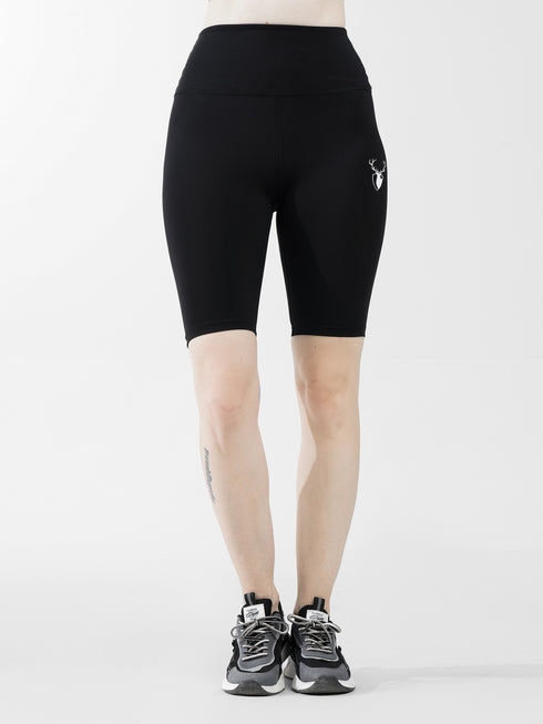 Leera Black Compression Shorts