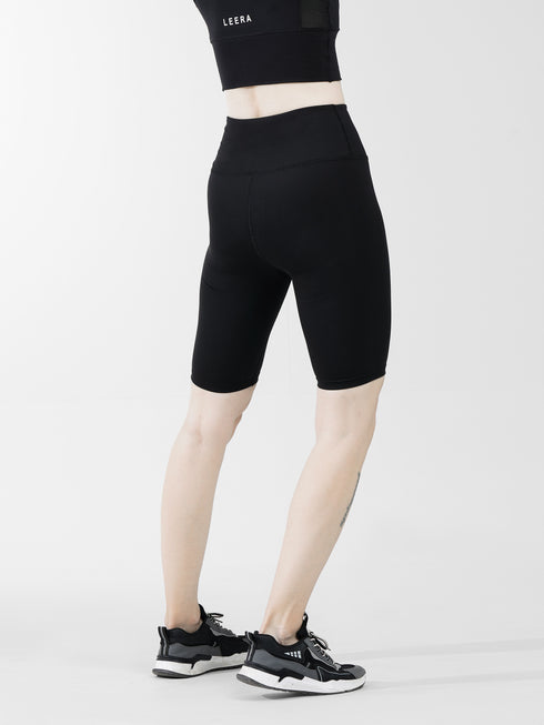 Leera Black Compression Shorts