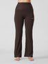 Active Flare Legging In Chocolate Brown