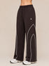 AeroArc Wide-Leg Lightweight Joggers in Brown
