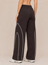 AeroArc Wide-Leg Lightweight Joggers in Brown