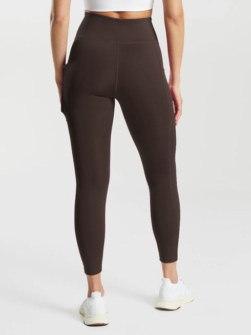Brown Pocket Legging