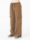 Modest Straight Fit Cargo Joggers in Coyote Brown