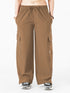 Modest Straight Fit Cargo Joggers in Coyote Brown