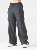 Modest Straight Fit Cargo Joggers in Charcoal