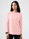 District Loose Fit Long Top in Tea Pink