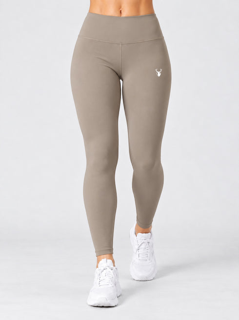 Leera Basic Legging in Dust Brown