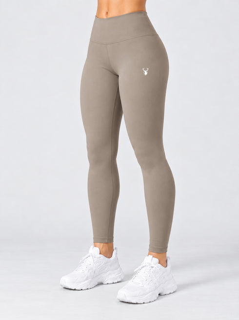 Leera Basic Legging in Dust Brown