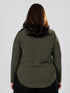 EmpowerFit Performance Top in Olive ( Plus Size )
