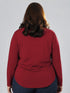 EmpowerFit Performance Top in Red ( Plus Size )