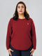 EmpowerFit Performance Top in Red ( Plus Size )