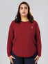 EmpowerFit Performance Top in Red ( Plus Size )