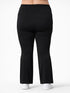 Active Flare Legging In Black ( Plus size )