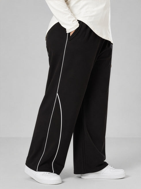 Leera Glide Jogger in Chocolate Brown ( PLUS SIZE )