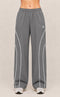 AeroArc Wide-Leg Lightweight Joggers in Grey