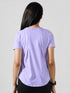 Leera Motion Pleat Performance Tee in Lilac