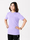 Vita Loose Fit Long Top in Lilac