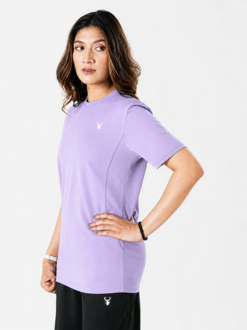 Vita Loose Fit Long Top in Lilac