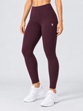 Leera Basic Legging in Maroon