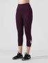 Traction maroon Pocket Capri Legging in Cloud Compression