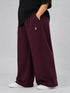 Comfort Core High Rise Jogger in Maroon ( PLUS SIZE )
