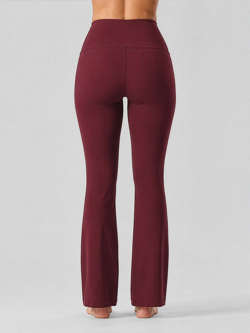 Active Flare Legging In Light Maroon