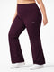 Active Flare Legging In Maroon ( Plus size )