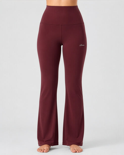 Active Flare Legging In Light Maroon