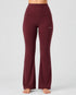 Active Flare Legging In Light Maroon