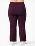 Active Flare Legging In Maroon ( Plus size )