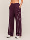 AeroArc Wide-Leg Lightweight Joggers in Maroon