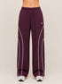 AeroArc Wide-Leg Lightweight Joggers in Maroon