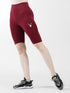 Leera Maroon Compression Shorts