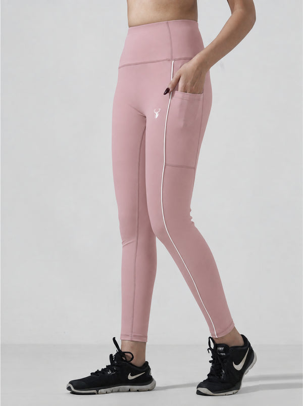 Tea Pink Motion Pocket Legging in Cloud Compression