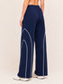 AeroArc Wide-Leg Lightweight Joggers in Navy Blue