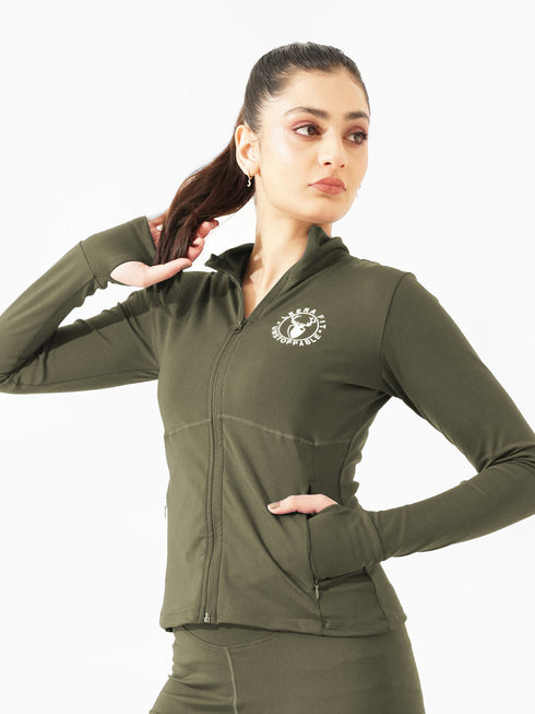 Preset Jacket in Olive Green