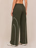 AeroArc Wide-Leg Lightweight Joggers in Olive