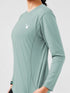 District Loose Fit Long Top in Opal Green