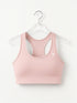 Performance Fixed Padded High Support Sports Bra in Pink