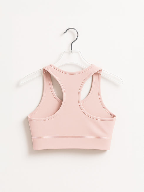 Performance Fixed Padded High Support Sports Bra in Pink