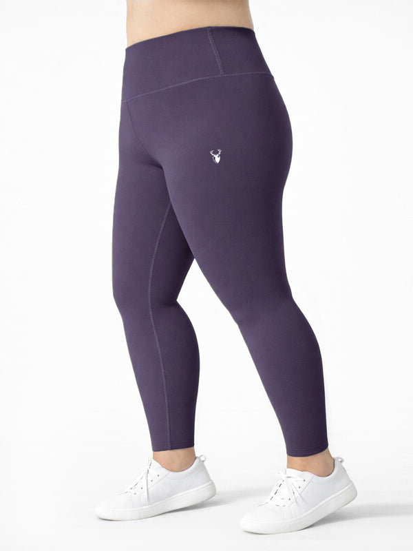 Leera Basic Legging in Purple (Plus Size)