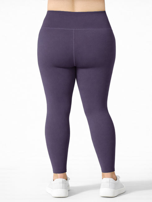 Leera Basic Legging in Purple (Plus Size)