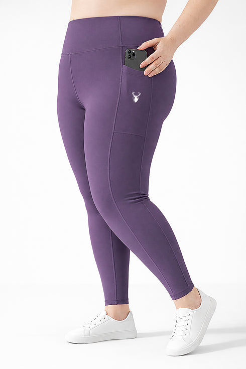 Purple Pocket Legging (Plus Size)